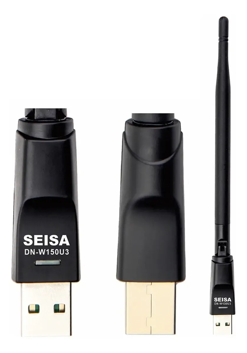 Adaptador Placa Usb Wifi Con Antena 2.4ghz 150mb Notebook