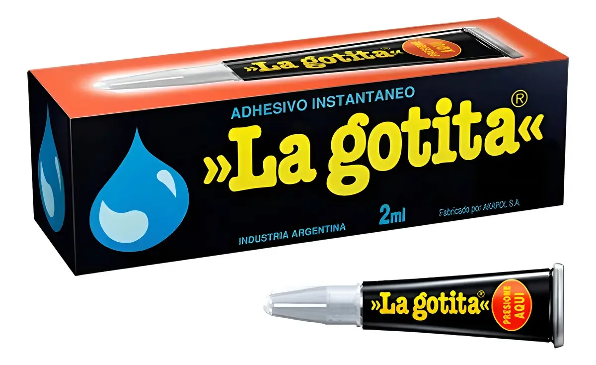 Adhesivo Pegamento La Gotita Instantaneo 2ml