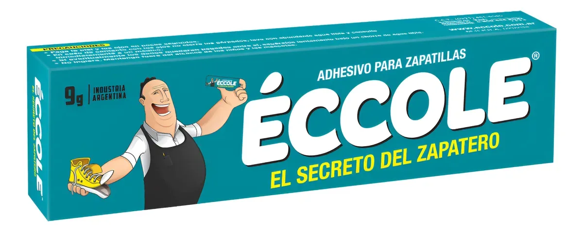 Eccole Adhesivo Pegamento Para Calzado Zapatillas Ecole 9gr